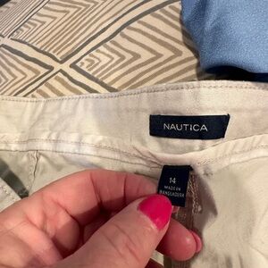 Nautica women’s shorts size 14 tan